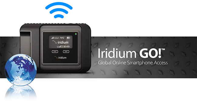 Iridium GO! satelliet communicatie